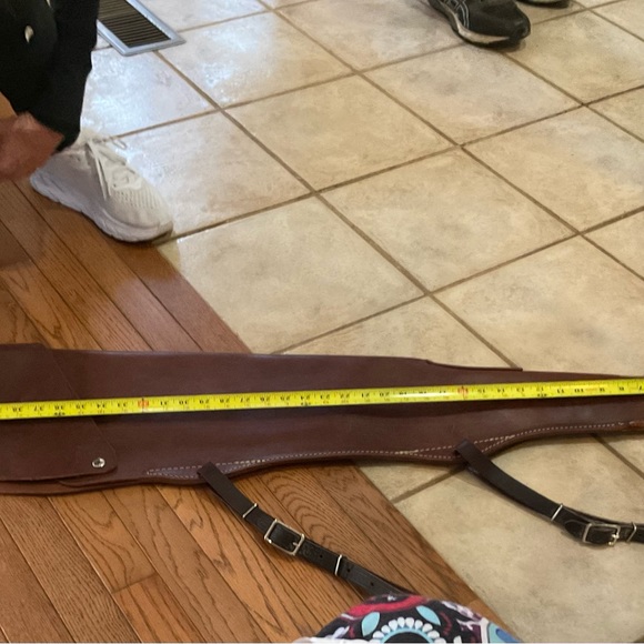 Leather scabbard, custom made, brown in color, protection and luxury, NWT - Picture 7 of 8